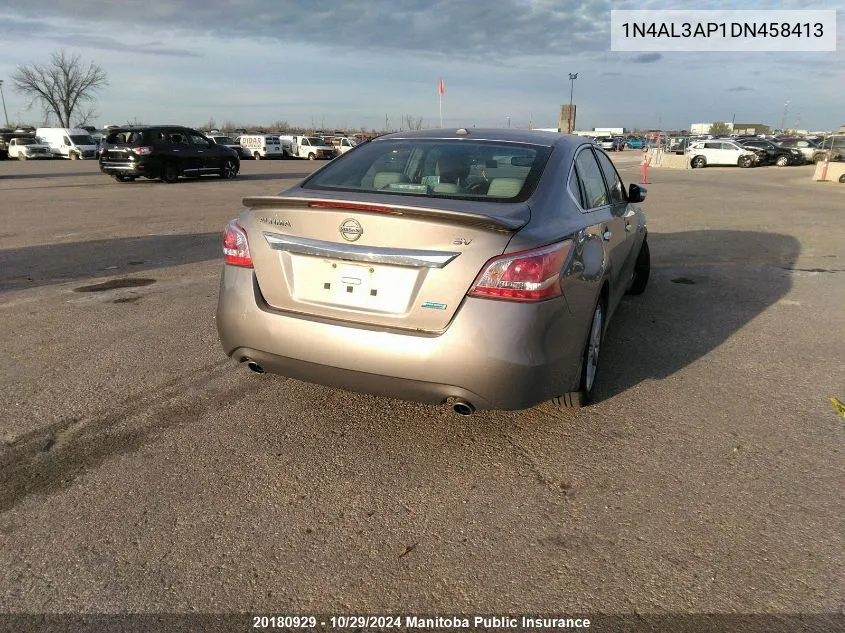 2013 Nissan Altima 2.5 Sv VIN: 1N4AL3AP1DN458413 Lot: 20180929