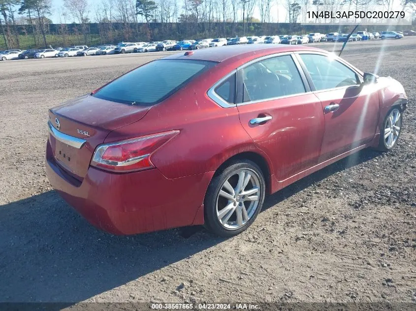 2013 Nissan Altima 3.5 Sl VIN: 1N4BL3AP5DC200279 Lot: 38567665