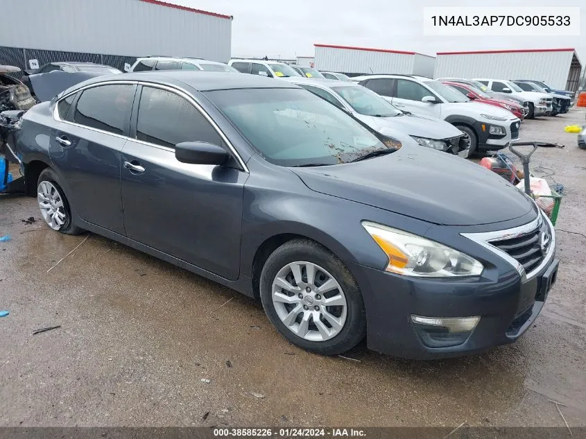 2013 Nissan Altima 2.5 S VIN: 1N4AL3AP7DC905533 Lot: 38585226