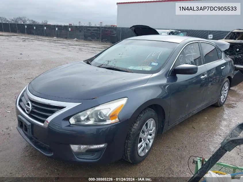 2013 Nissan Altima 2.5 S VIN: 1N4AL3AP7DC905533 Lot: 38585226