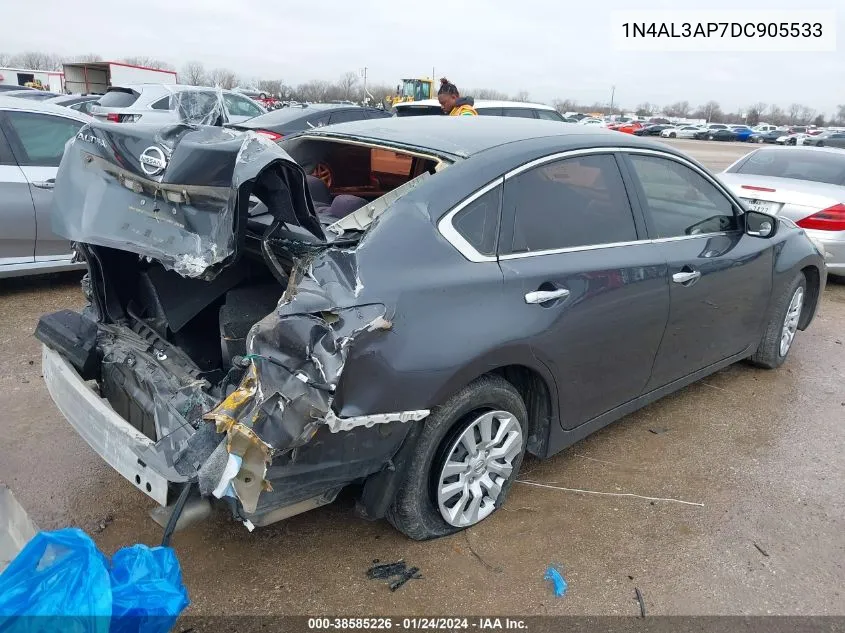 2013 Nissan Altima 2.5 S VIN: 1N4AL3AP7DC905533 Lot: 38585226