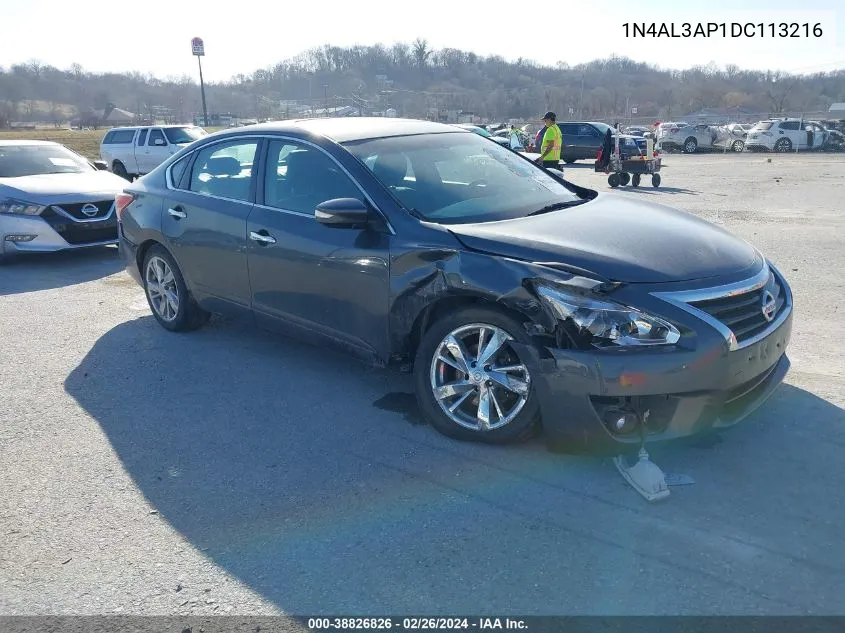 2013 Nissan Altima 2.5 Sl VIN: 1N4AL3AP1DC113216 Lot: 38826826