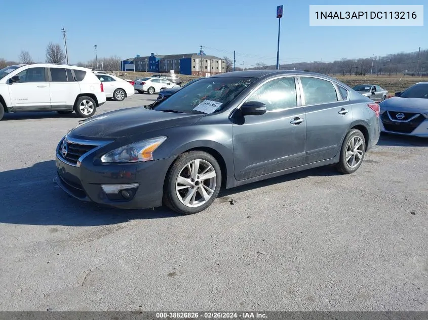 2013 Nissan Altima 2.5 Sl VIN: 1N4AL3AP1DC113216 Lot: 38826826