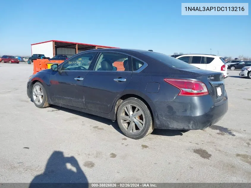 2013 Nissan Altima 2.5 Sl VIN: 1N4AL3AP1DC113216 Lot: 38826826