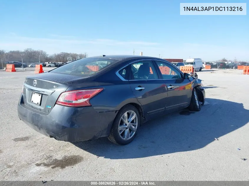 2013 Nissan Altima 2.5 Sl VIN: 1N4AL3AP1DC113216 Lot: 38826826