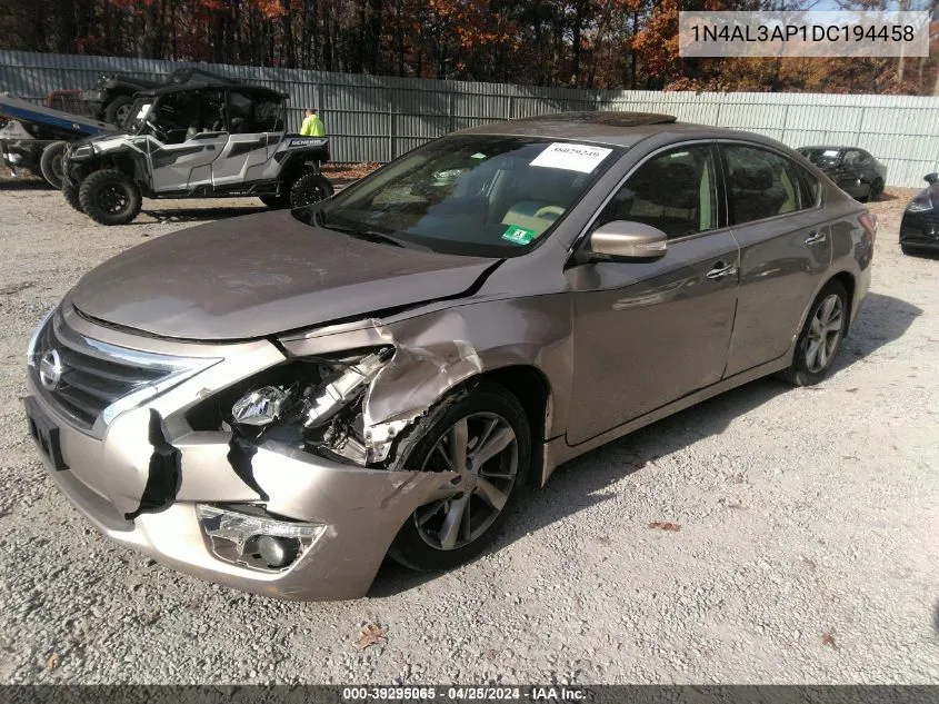 2013 Nissan Altima 2.5 Sl VIN: 1N4AL3AP1DC194458 Lot: 39295065