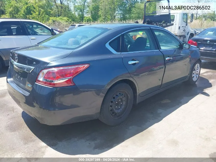 2013 Nissan Altima 2.5 S VIN: 1N4AL3AP0DC286502 Lot: 39297399