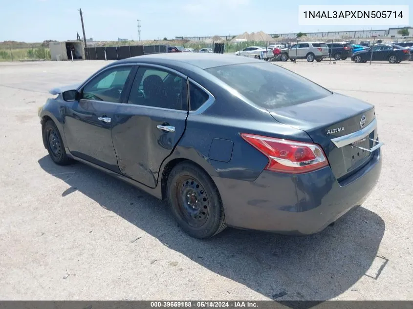 2013 Nissan Altima 2.5 S VIN: 1N4AL3APXDN505714 Lot: 39659188