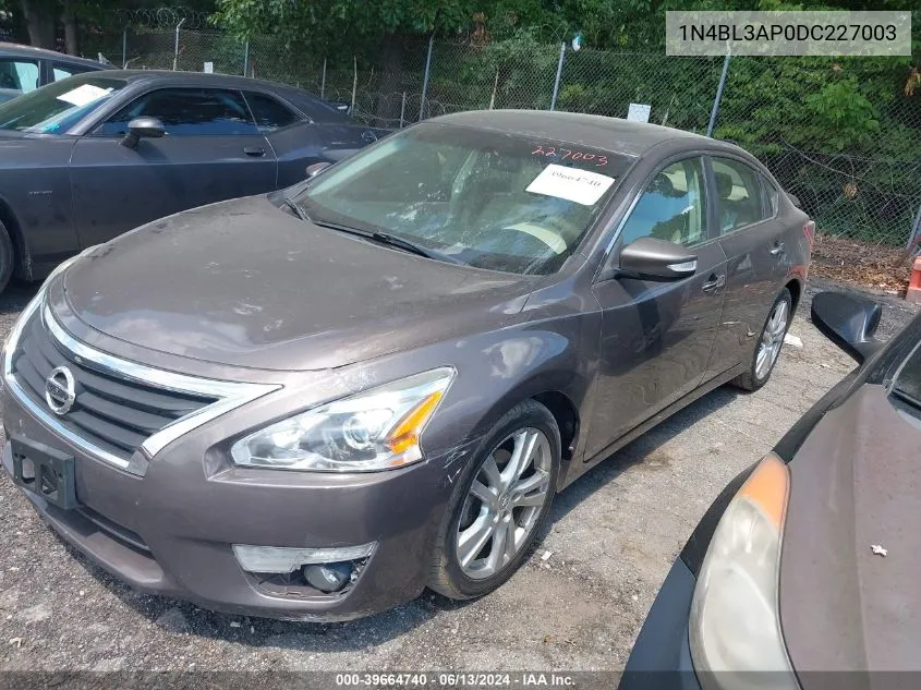 2013 Nissan Altima 3.5 Sl VIN: 1N4BL3AP0DC227003 Lot: 39664740