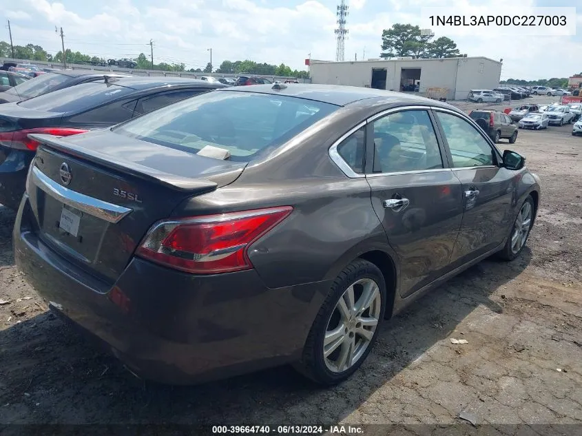 1N4BL3AP0DC227003 2013 Nissan Altima 3.5 Sl