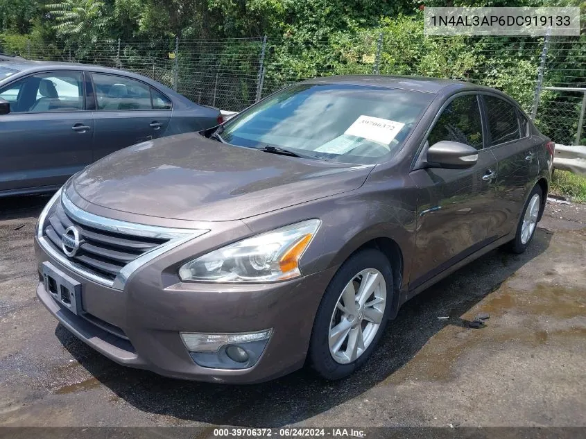 2013 Nissan Altima 2.5 Sl VIN: 1N4AL3AP6DC919133 Lot: 39706372