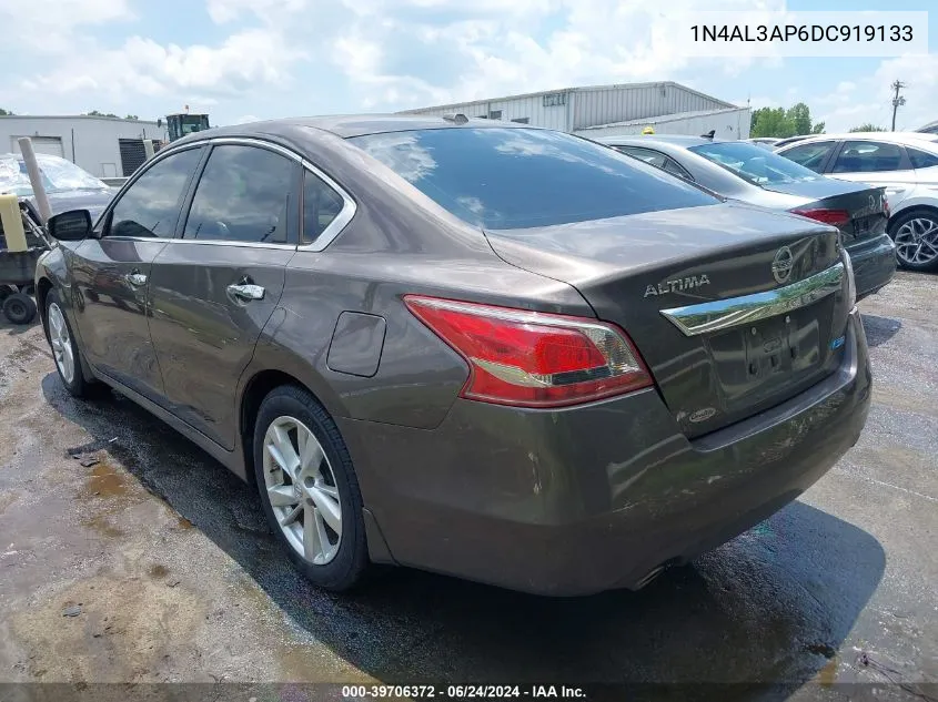 2013 Nissan Altima 2.5 Sl VIN: 1N4AL3AP6DC919133 Lot: 39706372