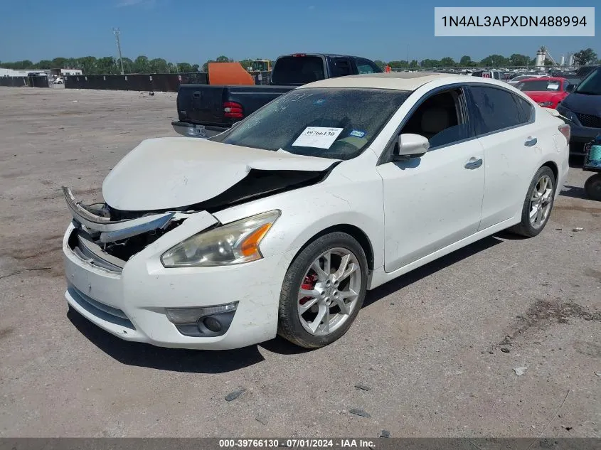 2013 Nissan Altima 2.5 Sl VIN: 1N4AL3APXDN488994 Lot: 39766130