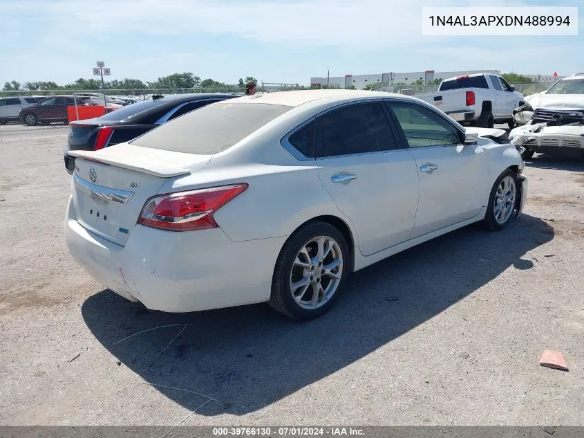 2013 Nissan Altima 2.5 Sl VIN: 1N4AL3APXDN488994 Lot: 39766130