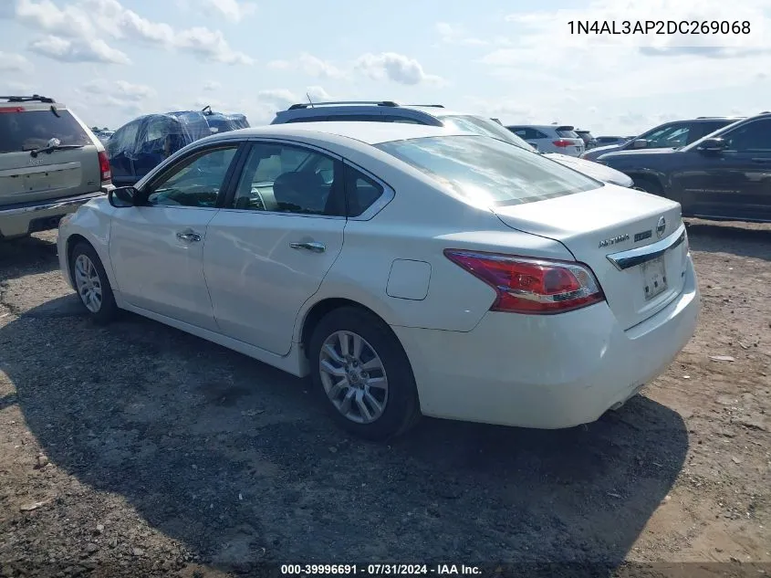 2013 Nissan Altima 2.5 S VIN: 1N4AL3AP2DC269068 Lot: 39996691