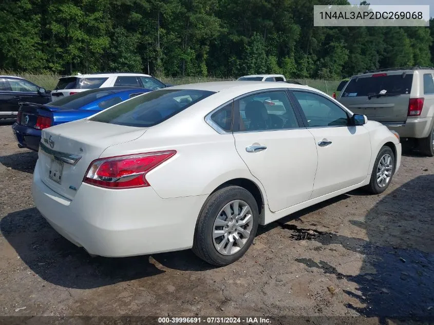 2013 Nissan Altima 2.5 S VIN: 1N4AL3AP2DC269068 Lot: 39996691