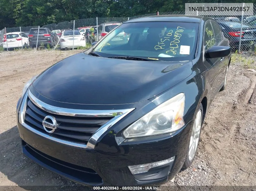 2013 Nissan Altima 3.5 S VIN: 1N4BL3AP3DN492857 Lot: 40028943