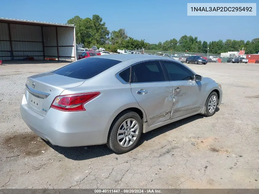 2013 Nissan Altima 2.5 S VIN: 1N4AL3AP2DC295492 Lot: 40111447