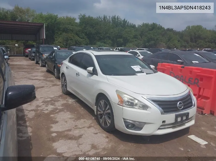 2013 Nissan Altima 3.5 Sv VIN: 1N4BL3AP5DN418243 Lot: 40136740