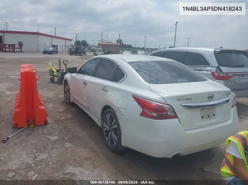 2013 Nissan Altima 3.5 Sv VIN: 1N4BL3AP5DN418243 Lot: 40136740