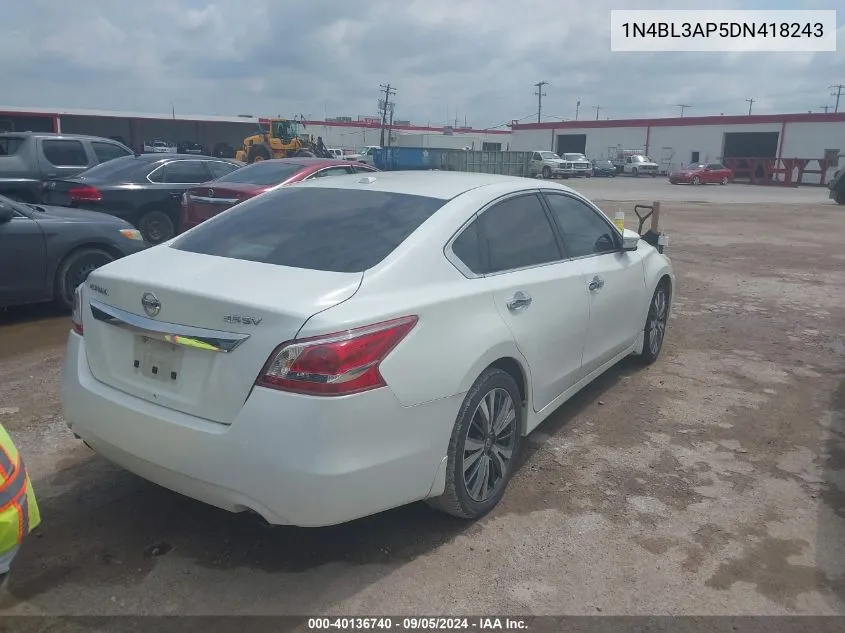 2013 Nissan Altima 3.5 Sv VIN: 1N4BL3AP5DN418243 Lot: 40136740