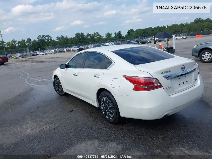 2013 Nissan Altima 2.5 S VIN: 1N4AL3AP5DC206675 Lot: 40137794