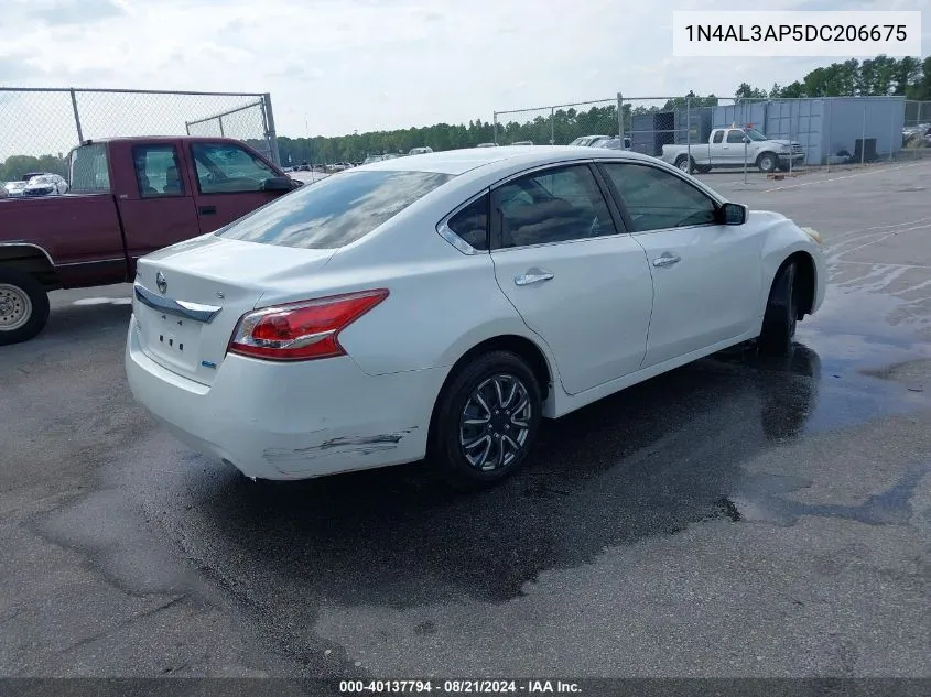 2013 Nissan Altima 2.5 S VIN: 1N4AL3AP5DC206675 Lot: 40137794