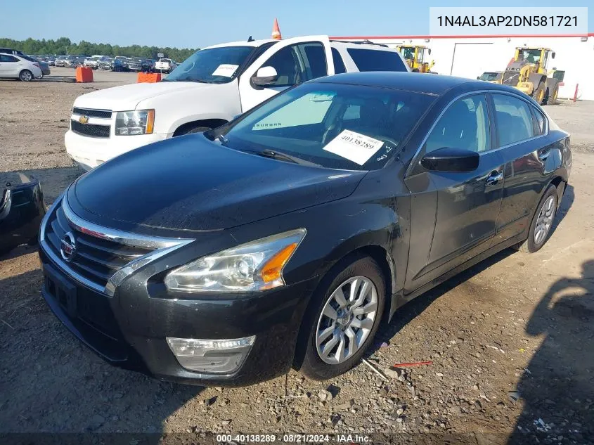 1N4AL3AP2DN581721 2013 Nissan Altima 2.5/S/Sv/Sl