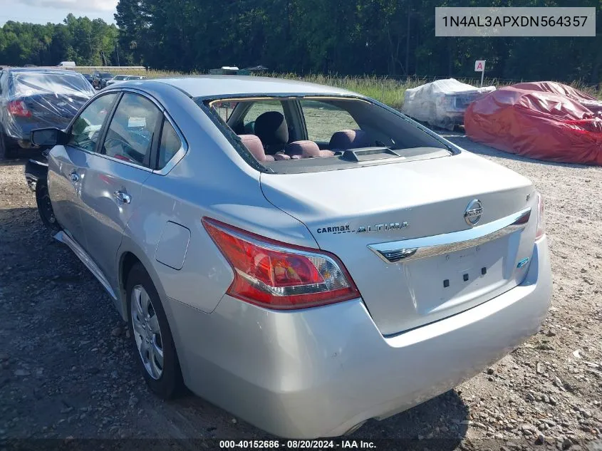 2013 Nissan Altima 2.5/S/Sv/Sl VIN: 1N4AL3APXDN564357 Lot: 40152686