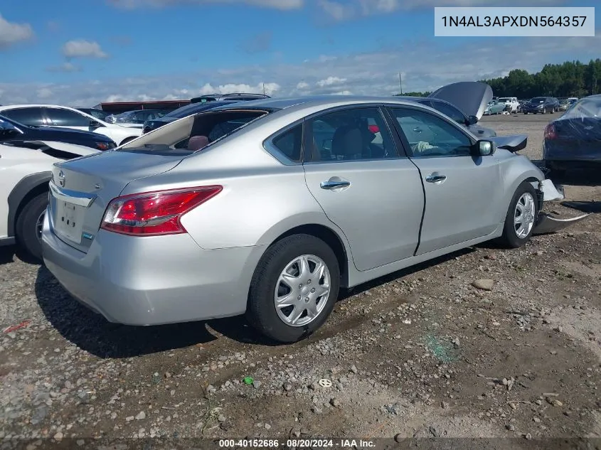 2013 Nissan Altima 2.5/S/Sv/Sl VIN: 1N4AL3APXDN564357 Lot: 40152686