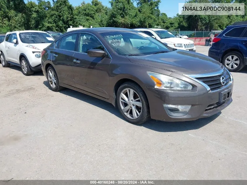 2013 Nissan Altima 2.5/S/Sv/Sl VIN: 1N4AL3AP0DC908144 Lot: 40160248