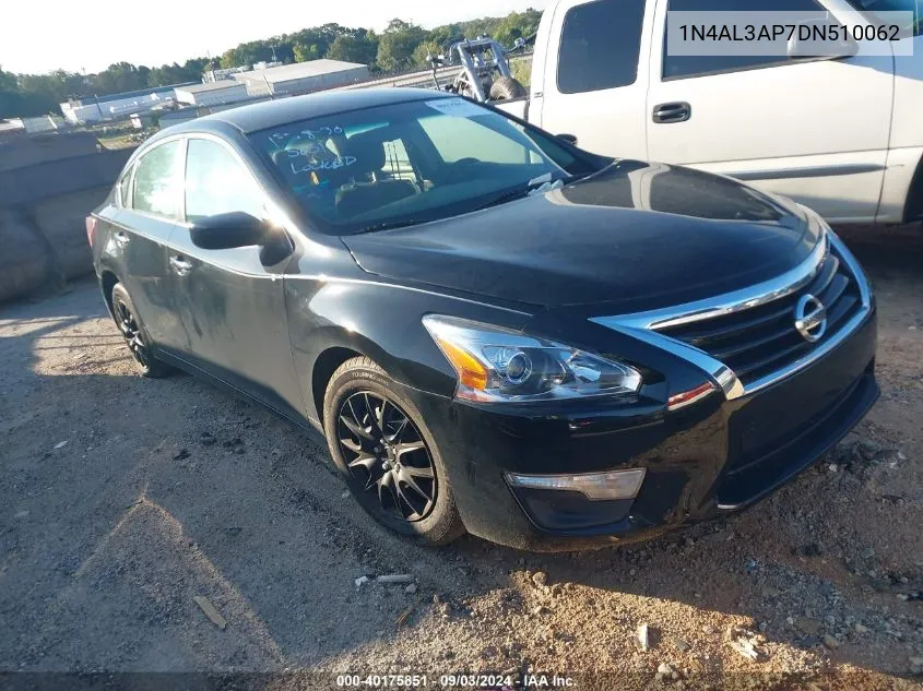 2013 Nissan Altima 2.5 S VIN: 1N4AL3AP7DN510062 Lot: 40175851