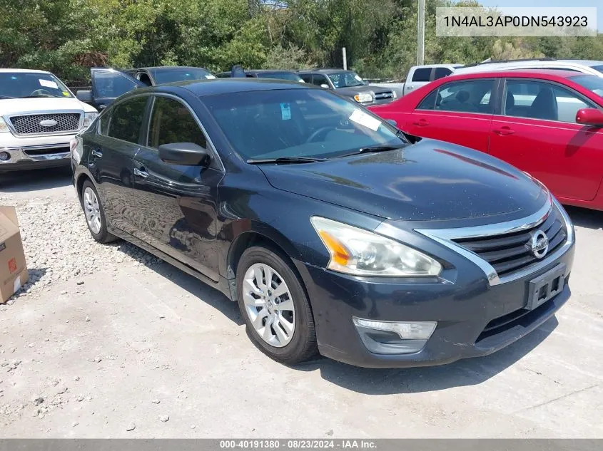 2013 Nissan Altima 2.5 S VIN: 1N4AL3AP0DN543923 Lot: 40191380