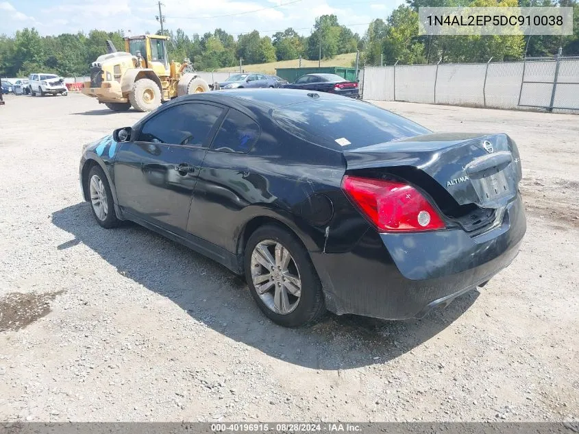 2013 Nissan Altima 2.5 S VIN: 1N4AL2EP5DC910038 Lot: 40196915