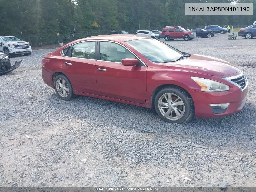 1N4AL3AP8DN401190 2013 Nissan Altima 2.5 Sv