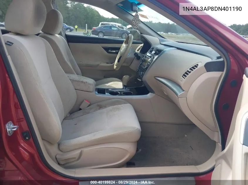 1N4AL3AP8DN401190 2013 Nissan Altima 2.5 Sv