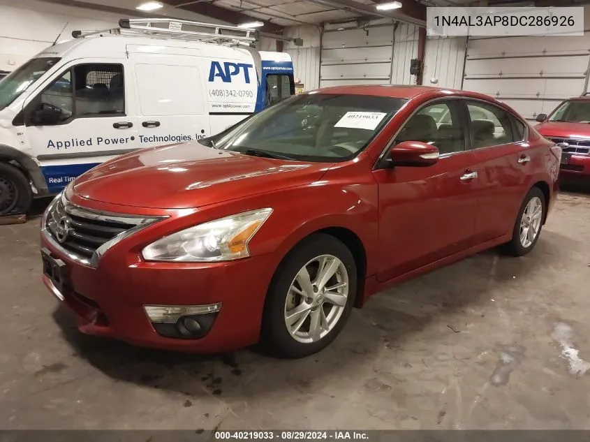 2013 Nissan Altima 2.5 Sl VIN: 1N4AL3AP8DC286926 Lot: 40219033