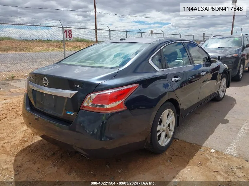 2013 Nissan Altima 2.5 Sl VIN: 1N4AL3AP6DN417548 Lot: 40221584