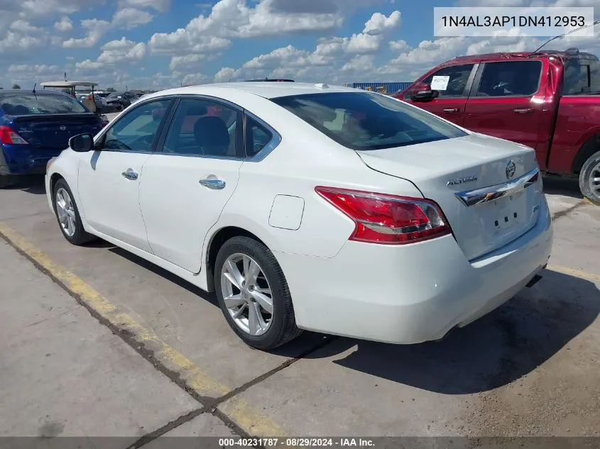 2013 Nissan Altima 2.5 Sl VIN: 1N4AL3AP1DN412953 Lot: 40231787