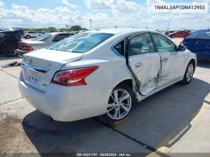 2013 Nissan Altima 2.5 Sl VIN: 1N4AL3AP1DN412953 Lot: 40231787