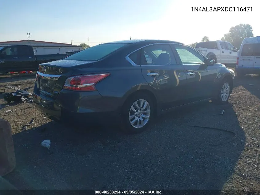 2013 Nissan Altima 2.5 S VIN: 1N4AL3APXDC116471 Lot: 40233294