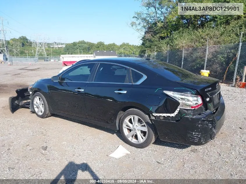 2013 Nissan Altima 2.5 Sv VIN: 1N4AL3AP8DC129901 Lot: 40233435