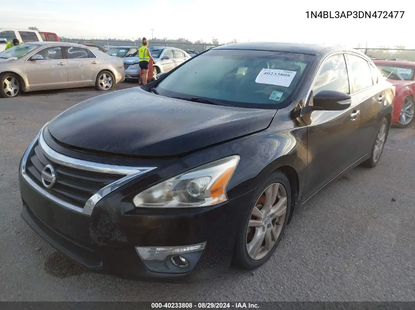 2013 Nissan Altima 3.5 Sl VIN: 1N4BL3AP3DN472477 Lot: 40233808