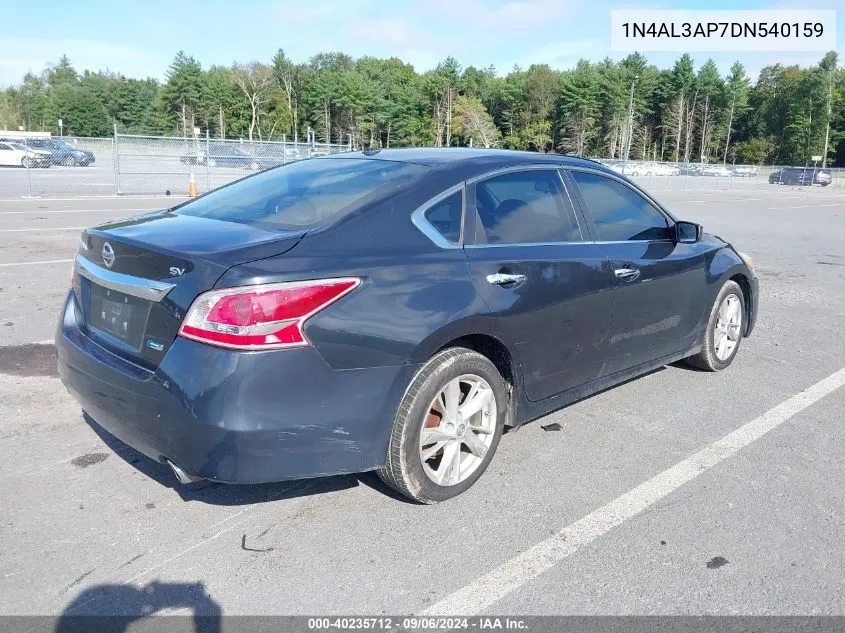 2013 Nissan Altima 2.5 Sv VIN: 1N4AL3AP7DN540159 Lot: 40235712