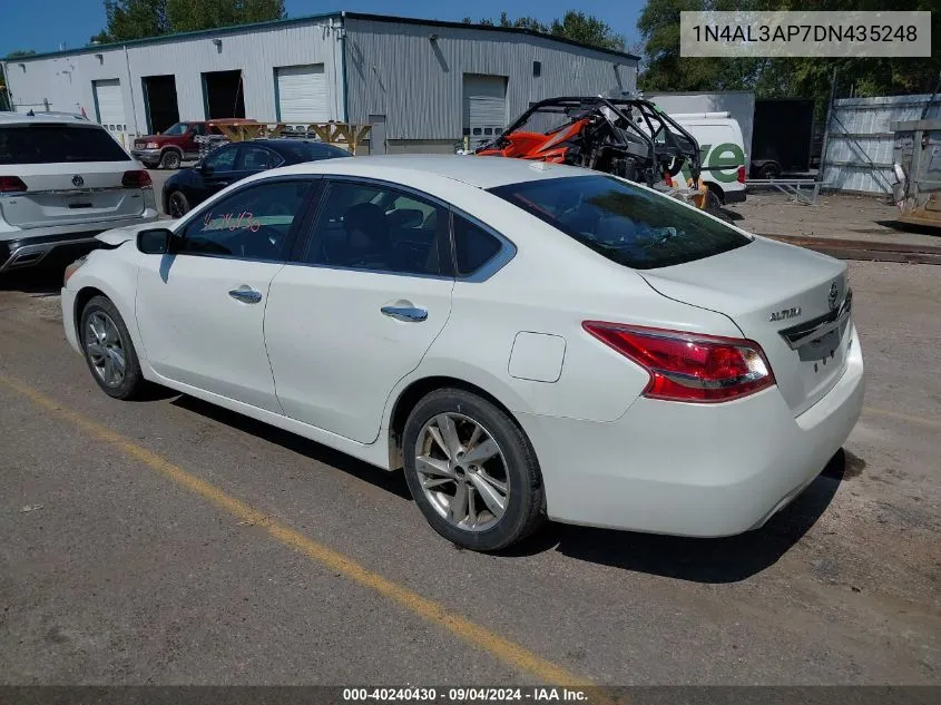 2013 Nissan Altima 2.5 Sv VIN: 1N4AL3AP7DN435248 Lot: 40240430