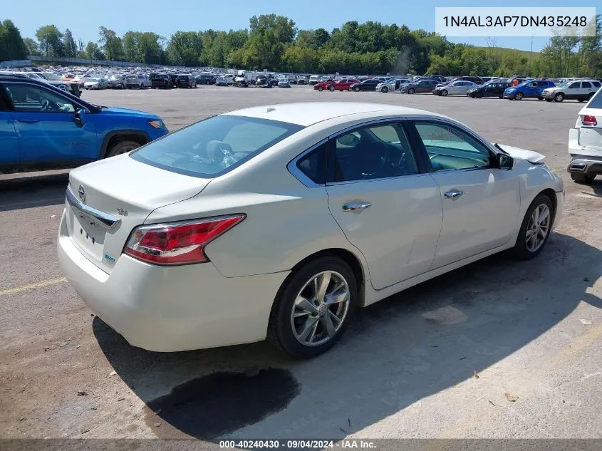 2013 Nissan Altima 2.5 Sv VIN: 1N4AL3AP7DN435248 Lot: 40240430