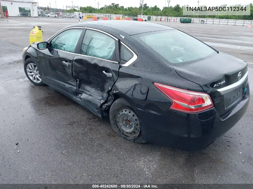 2013 Nissan Altima 2.5 S VIN: 1N4AL3AP5DC112344 Lot: 40242680