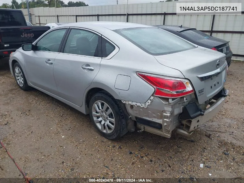 1N4AL3AP5DC187741 2013 Nissan Altima 2.5 S