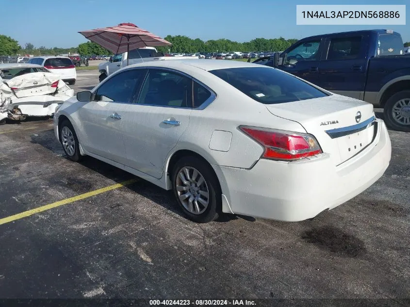 2013 Nissan Altima 2.5 S VIN: 1N4AL3AP2DN568886 Lot: 40244223