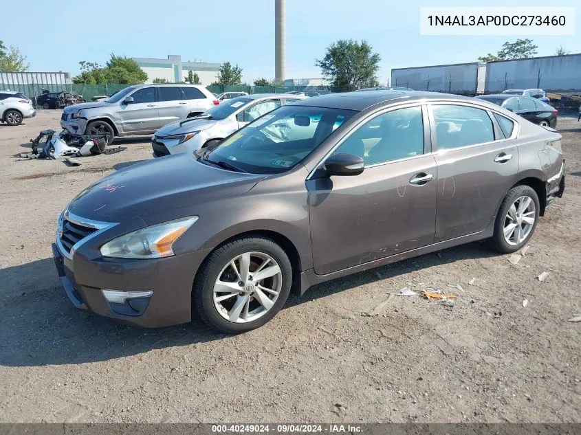 2013 Nissan Altima 2.5 Sv VIN: 1N4AL3AP0DC273460 Lot: 40249024